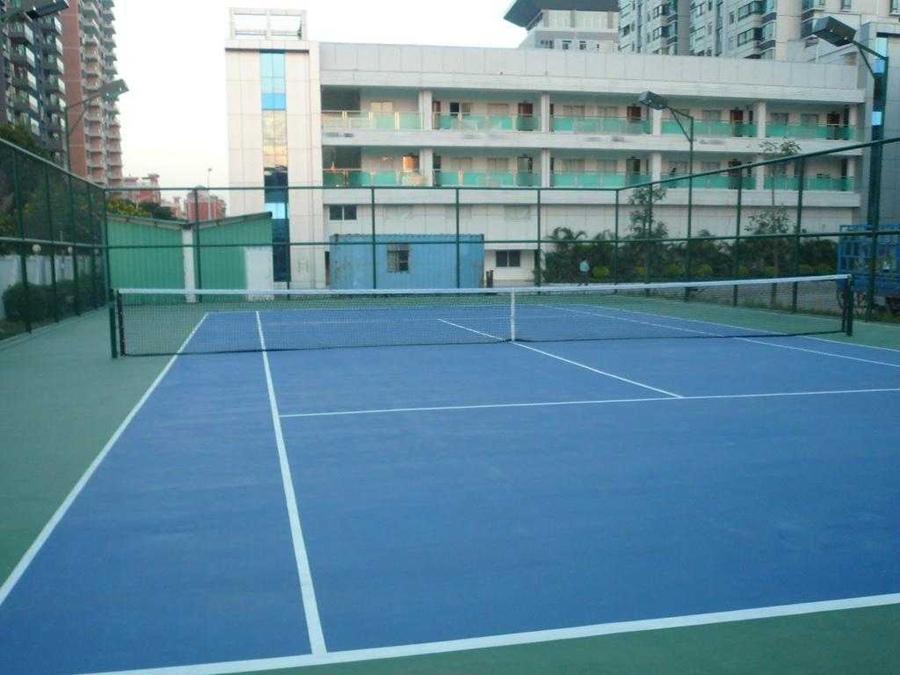 硅PU网球场 硅PU排球场